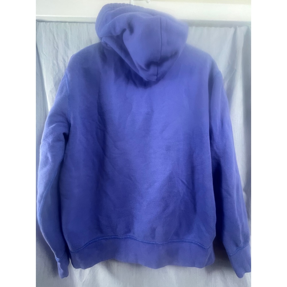 Polo Ralph Lauren Mens Large Royal Blue Fleece Hoodie Embroidered Pony Logo L - Picture 4 of 8